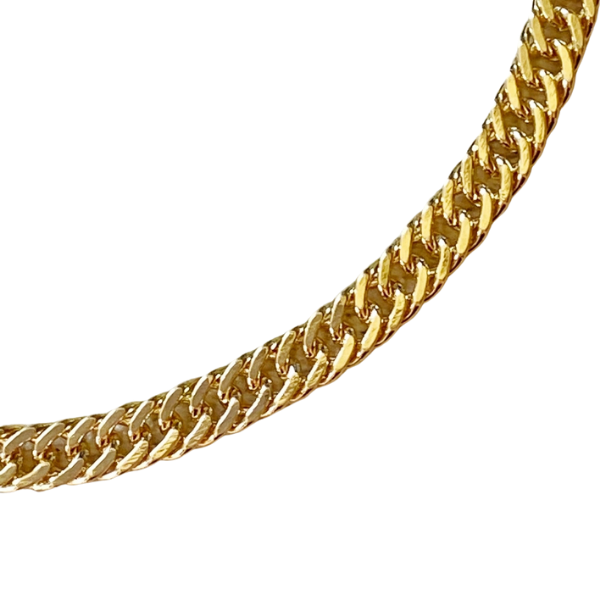 18K Gold Filled Bracelet - Double Curb Chain