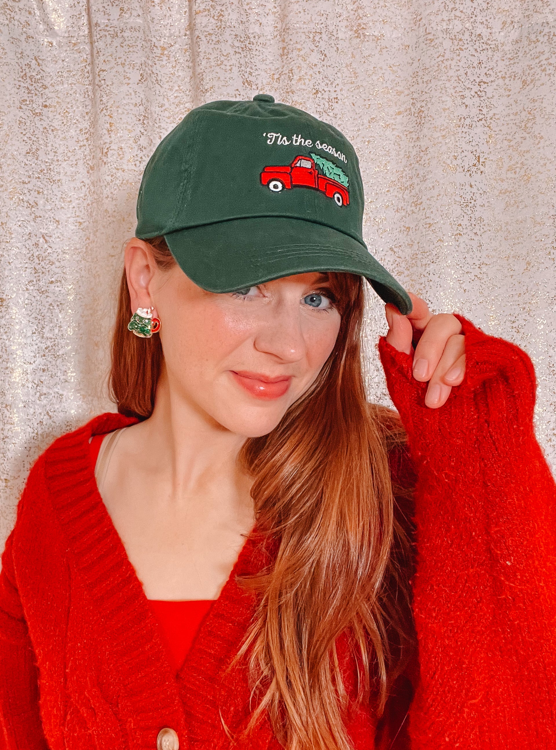 'Tis the Season' Green Dad Hat
