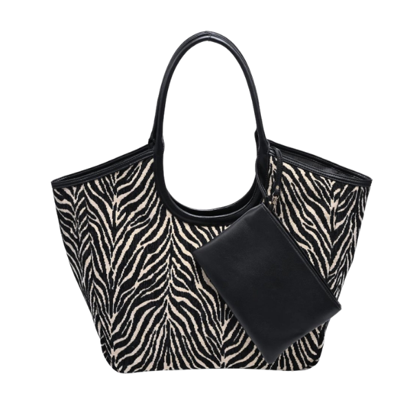 Delilah Zebra Tote Bag