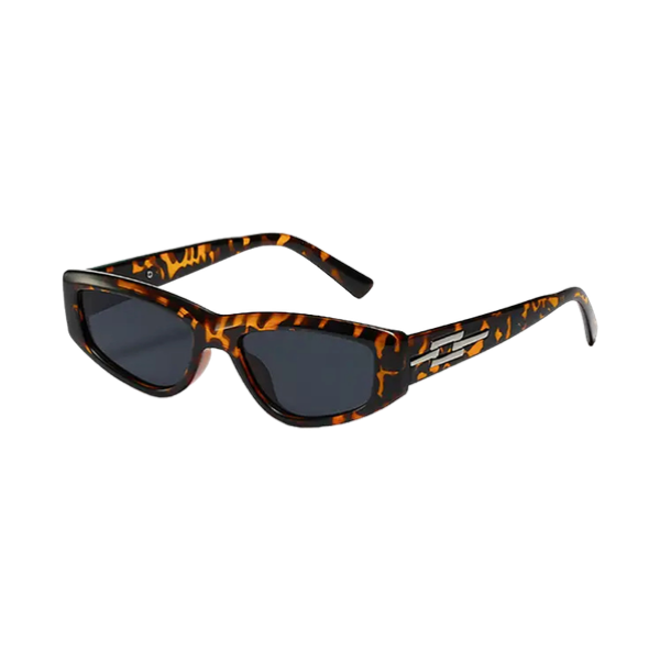 Narrow Cat Eye Sunglasses - Tortoise