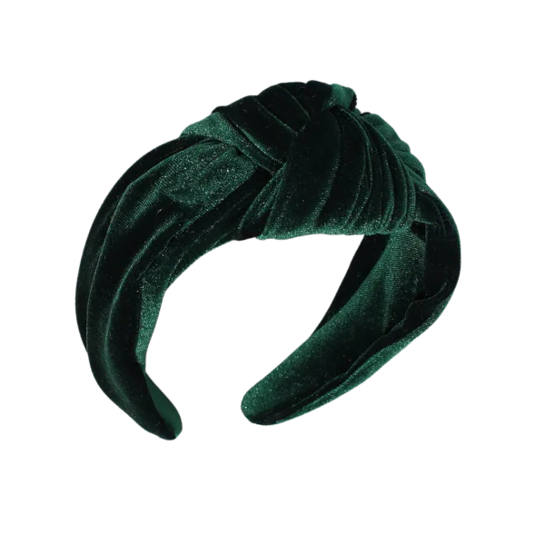 Velvet Top Knot Headband