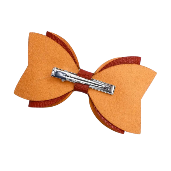 Football Bow Clip