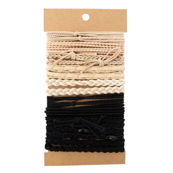 20pc Boho "Bracelet" Hair Ties