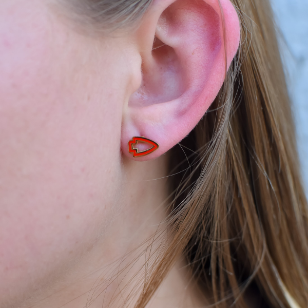 Kansas City Arrowhead Studs Earrings