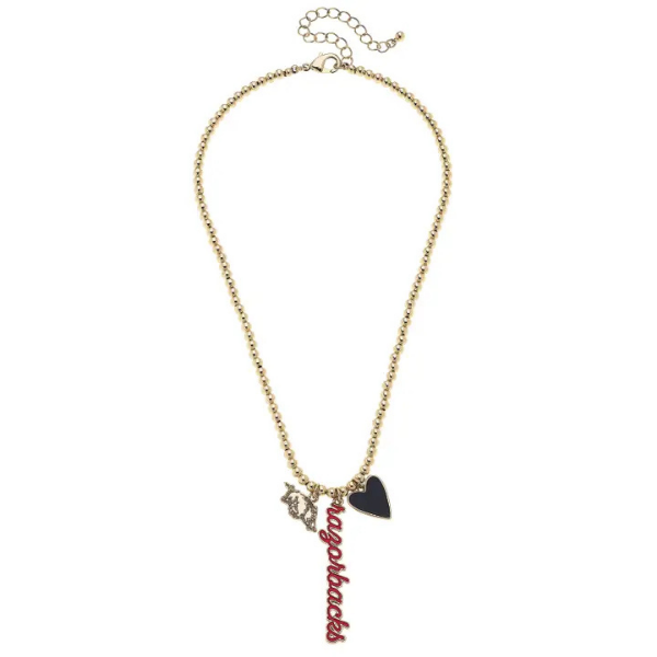 College Charm Gold Necklace