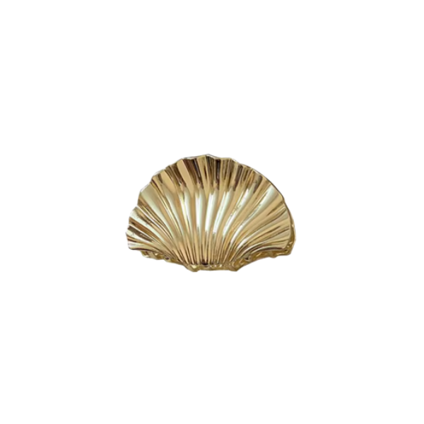Golden Shell Claw Clip