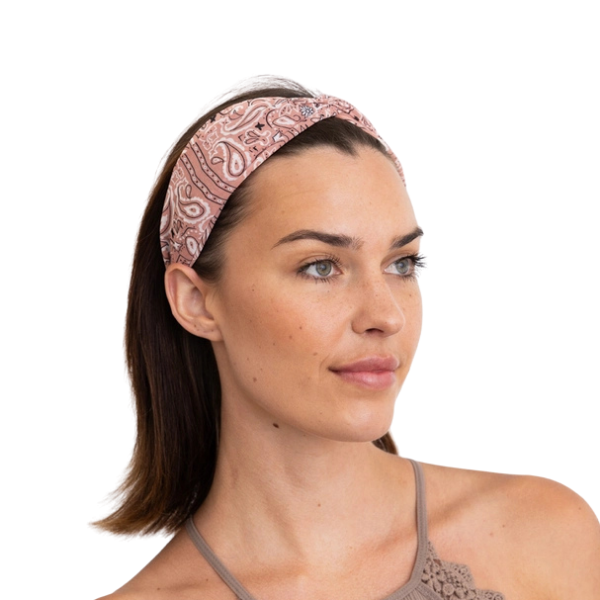 Paisley Twisted Top Headband