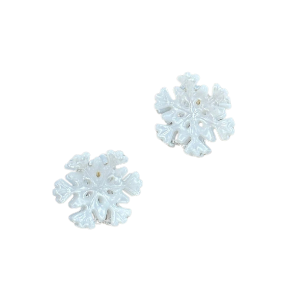 'Let It Snow' 2pc Mini Claw Clip Set