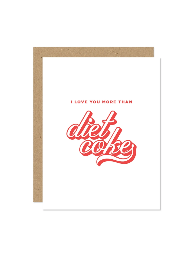 Diet Coke Appreciation Card