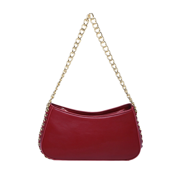 Juneau Chain Stitched Shoulder Bag