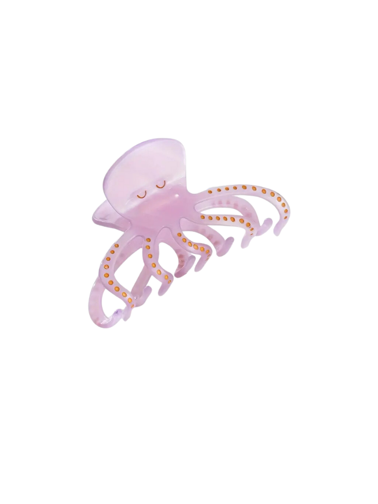 Pink Octopus Claw Clip