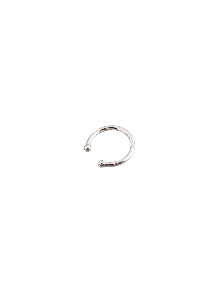 S925 Silver C-Shaped Ear Cuff