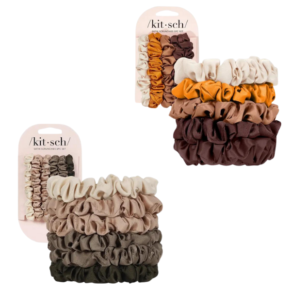 Kitsch 6pc Ultra Petite Satin Scrunchie