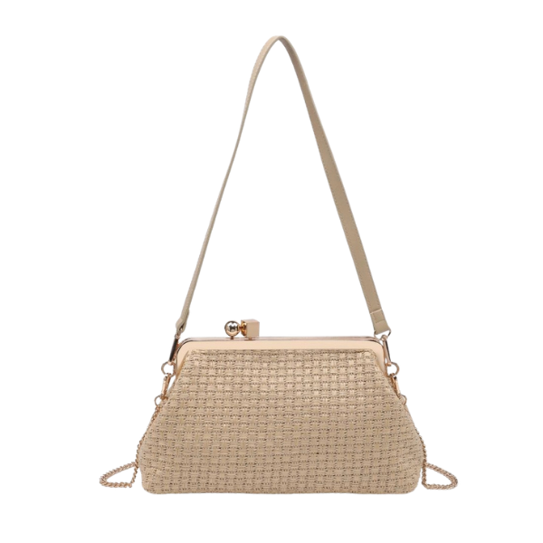 Bianca Kiss-Lock Clutch Bag