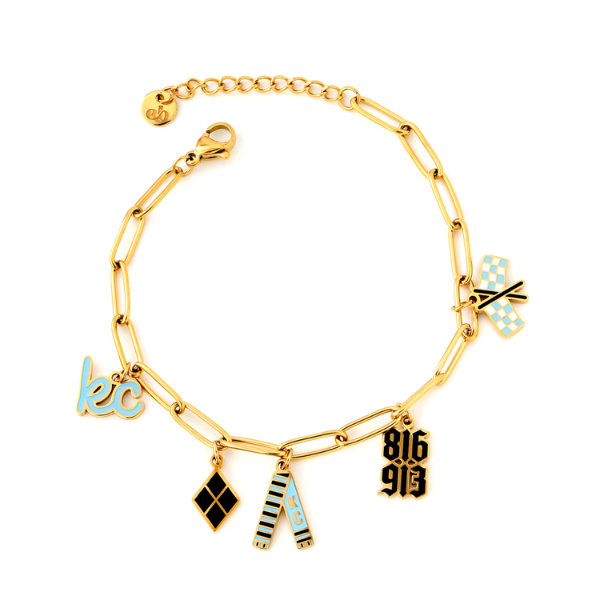 'The Sporting Edit' Charm Bracelet