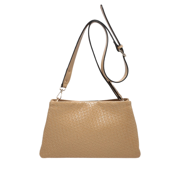 Hallie Woven Dual Compartment Crossbody