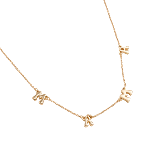 'Mama' Bubble Letters Necklace