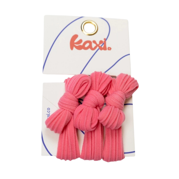 Kaxi 3pc Bow Slick Ponytail Hair Ties