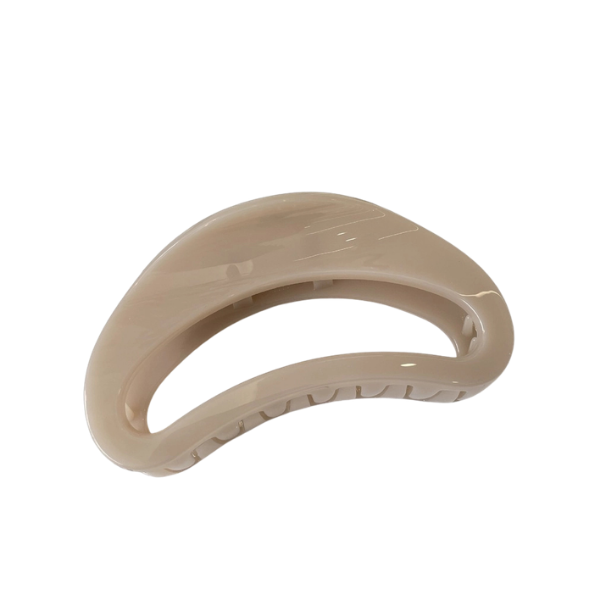 Sculpted Half Moon Claw Clip