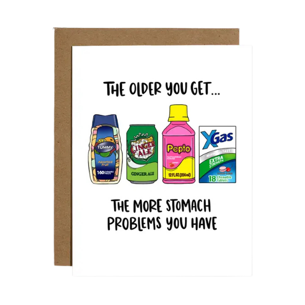 'The Older You Get' Birthday Card
