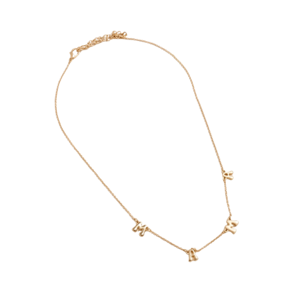 'Mama' Bubble Letters Necklace