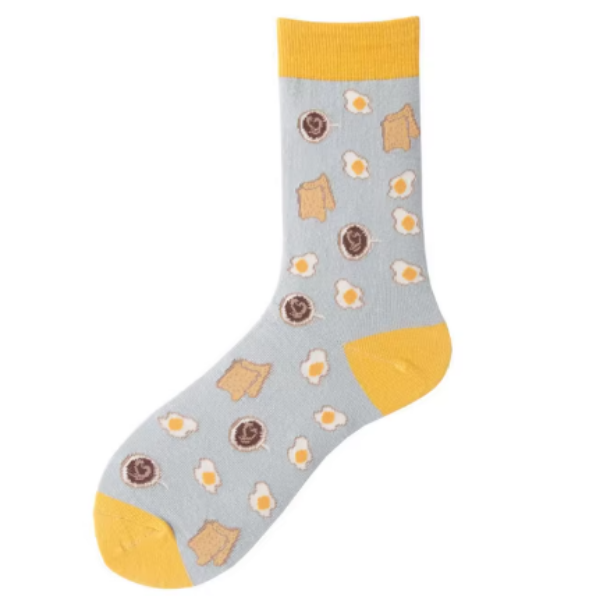 Comfy Cozy Socks - Breakfast