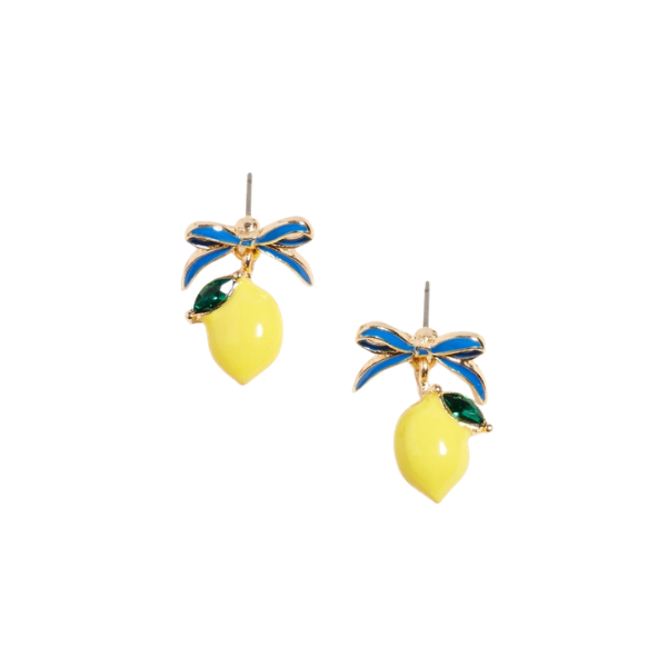 Fruits &amp; Bows Stud Earrings