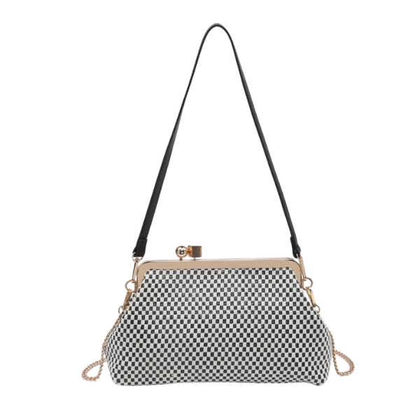 Bianca Kiss-Lock Clutch Bag