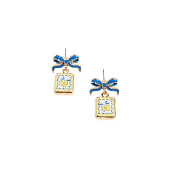 Fruits &amp; Bows Stud Earrings