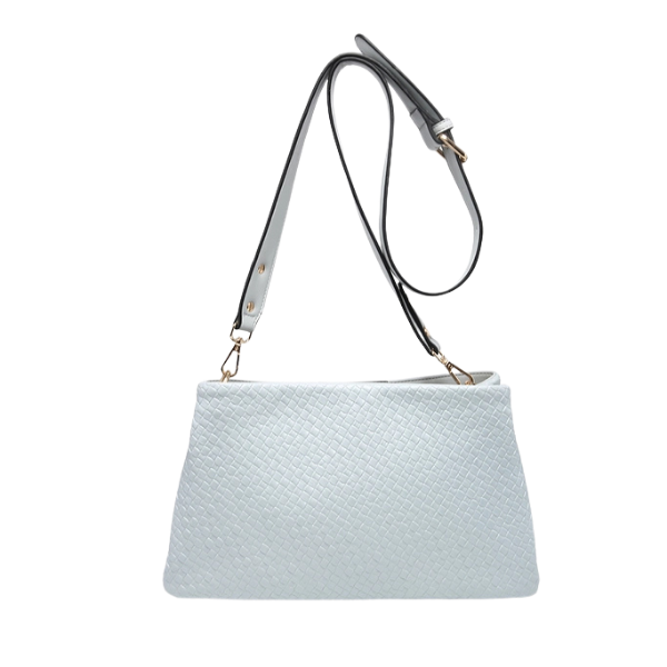 Hallie Woven Dual Compartment Crossbody