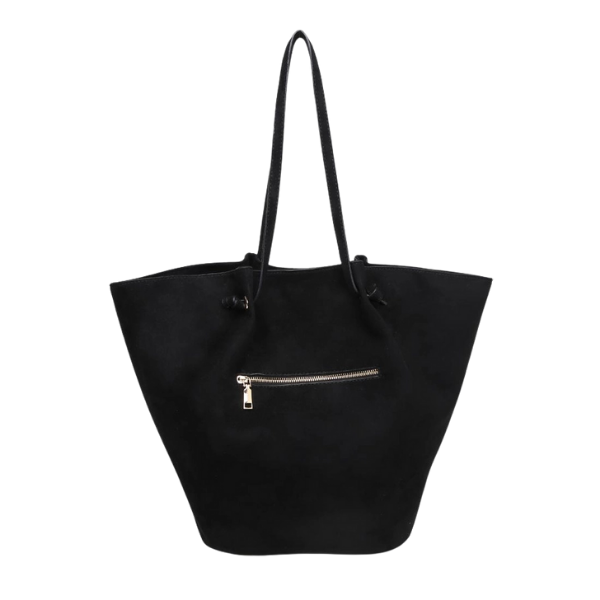 Ralphie Tote Bag w/Bear Charm - Black