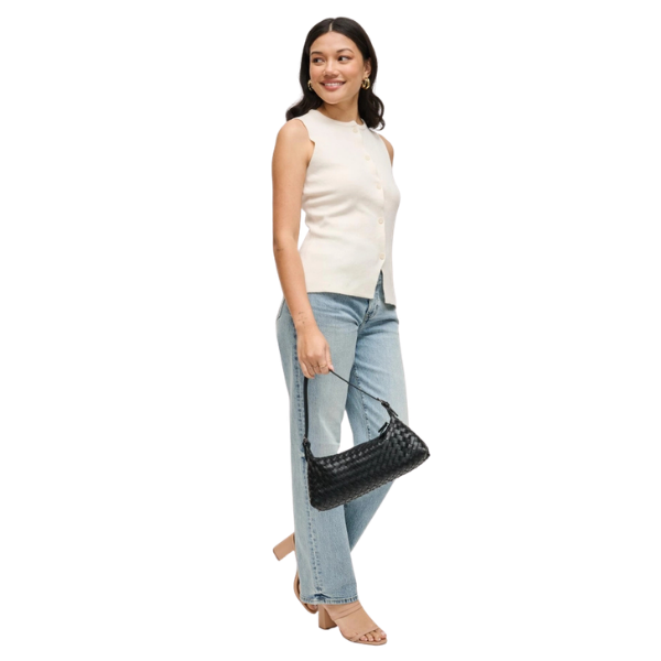 Audrey Woven Shoulder Bag