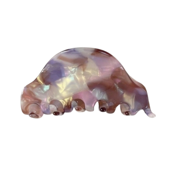'Missouri Sunset' Pinks & Purples Tortoise Claw Clips
