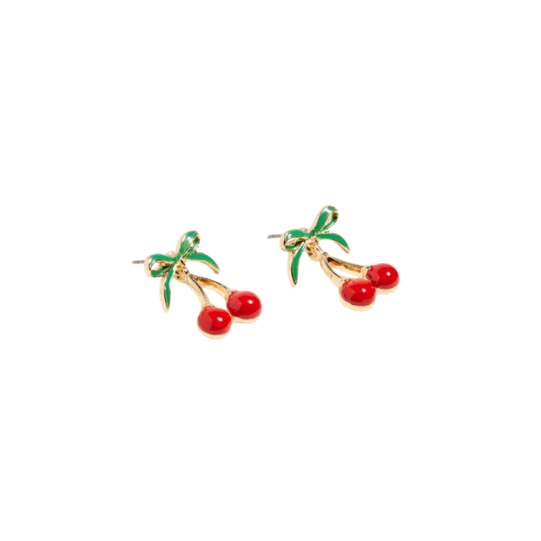 Fruits &amp; Bows Stud Earrings