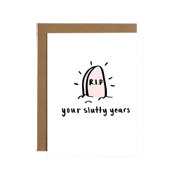 'RIP' Engagement Card
