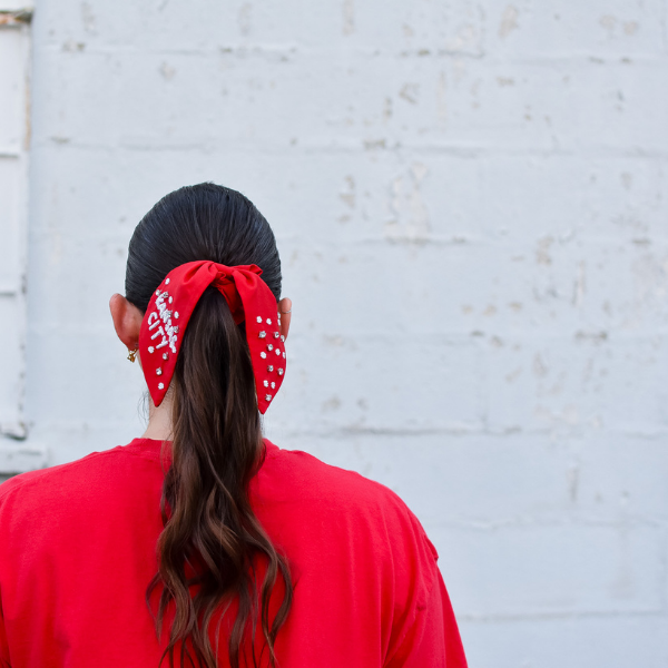 Kansas City Beaded Scrunchie