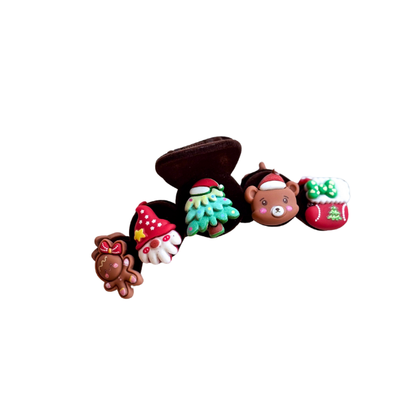 Holiday Claw Clips - Holiday Charms