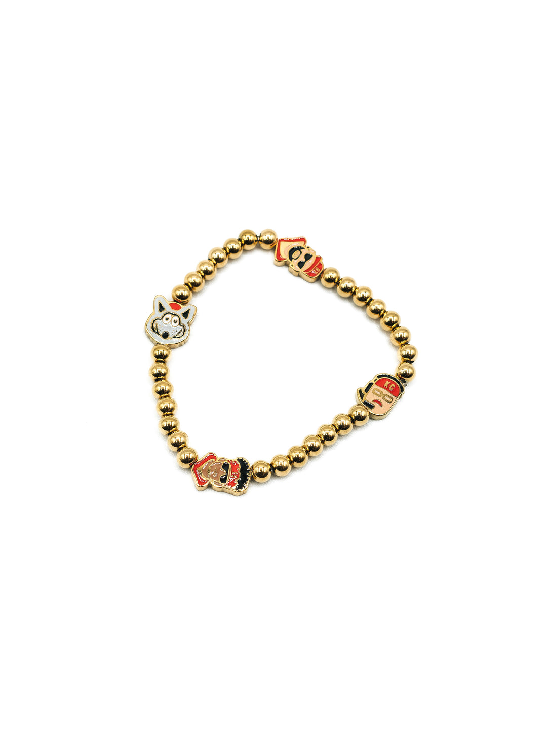 Kansas City Gold Beaded Bracelet - Team