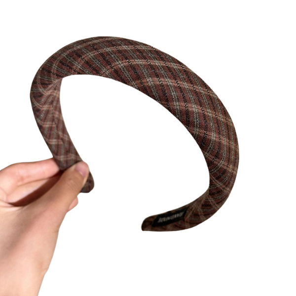 Neutral Plaids Headband