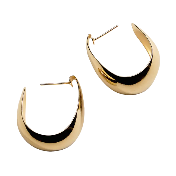 18k Gold Filled Teardrop Earrings - Gold