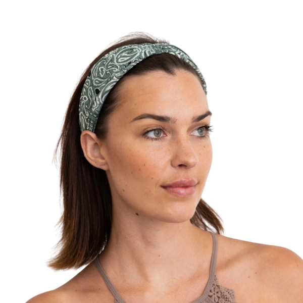 Paisley Twisted Top Headband