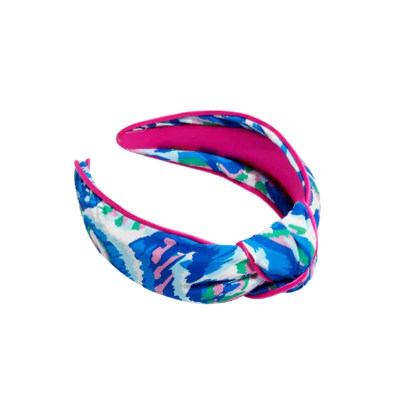 Watercolor Top Knot Headband