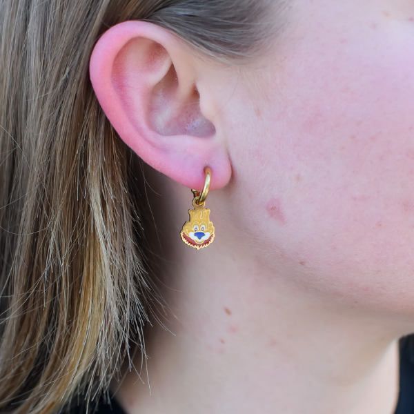 Kansas City Baseball Mascot Earrings