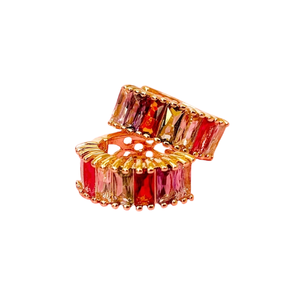 'Over the Rainbow' Huggie Hoops Earrings