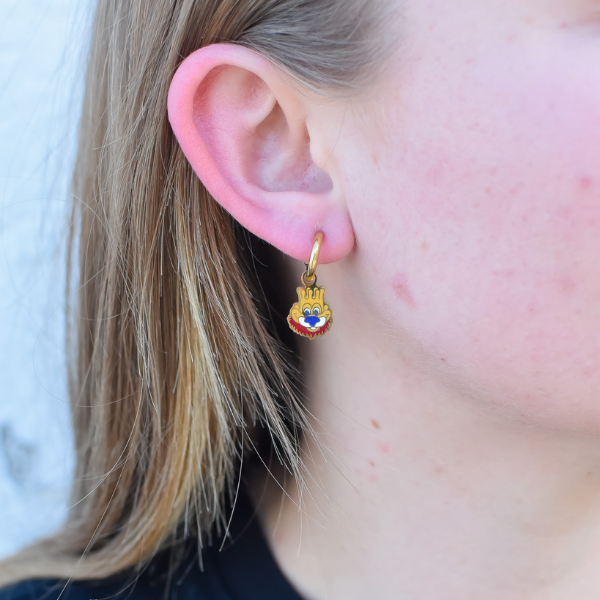 Kansas City Baseball Mascot Earrings
