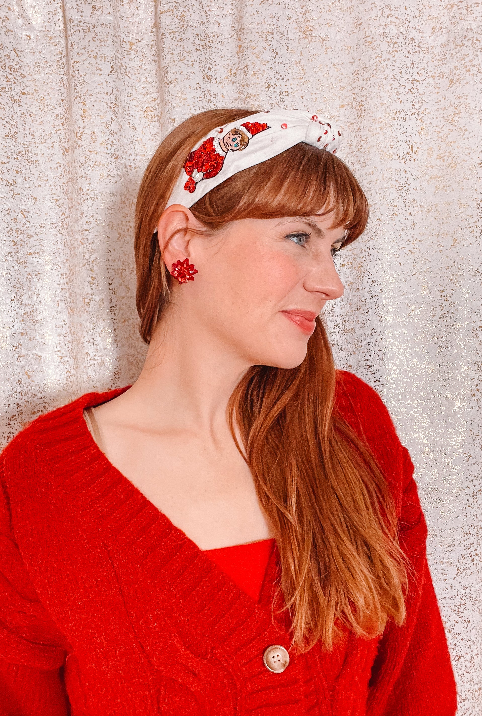 Holiday Beaded Headband - Elfie