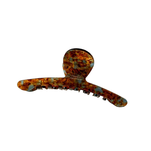 Swirled Marble Curved Claw Clip