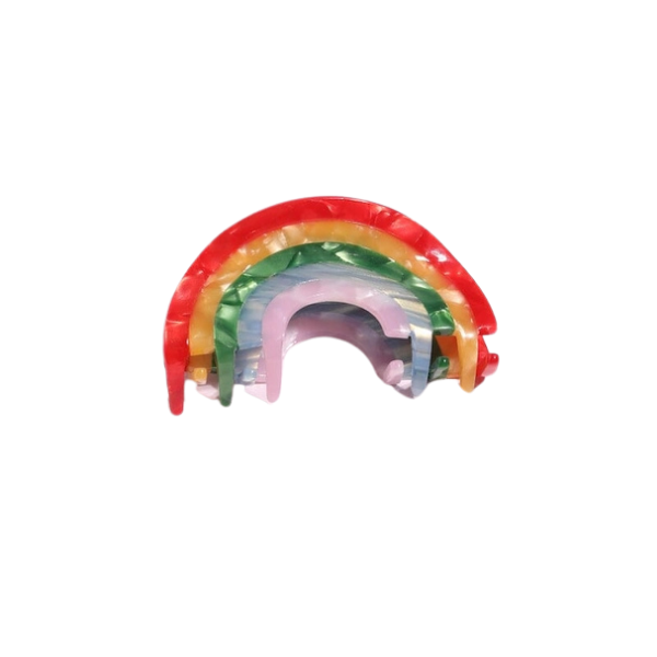 Rainbow Claw Clip