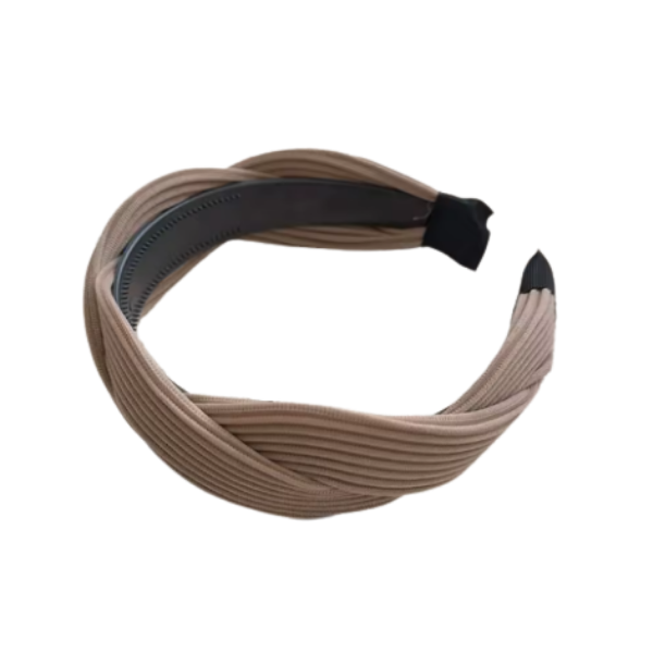 Twist Braid Ribbed Flat Headband