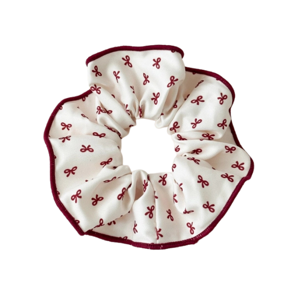 Red & White Scrunchie